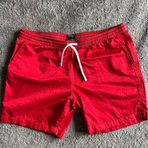 TODD SNYDER 6” inseam casual satin-like shorts mens XL POCKETS & split hem